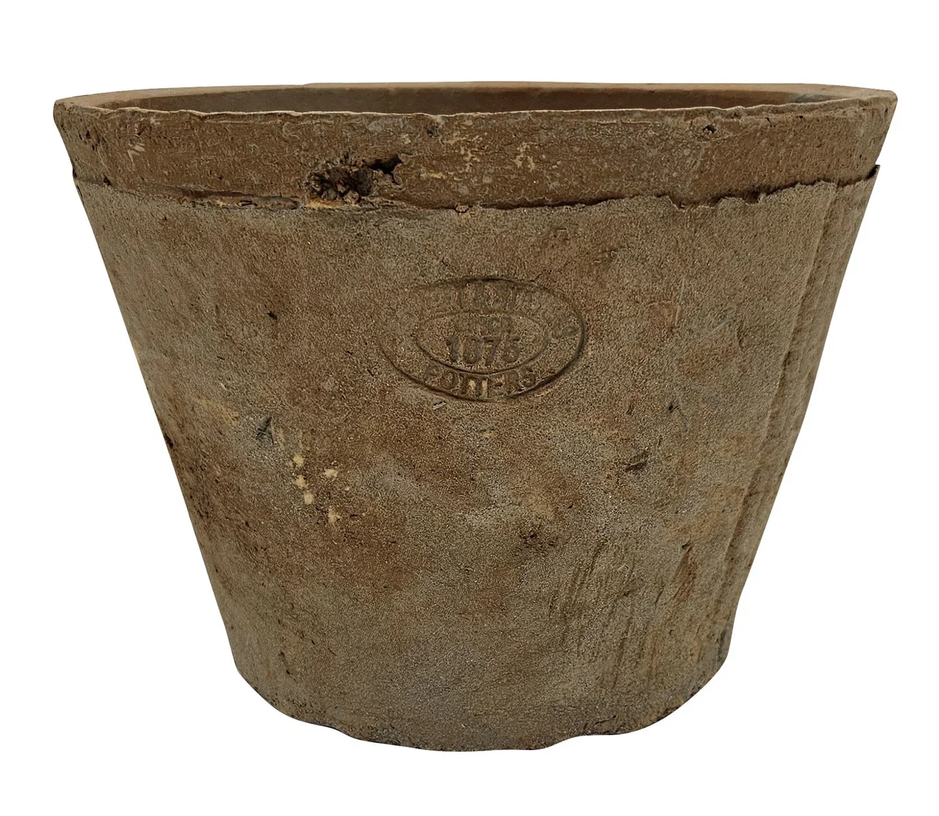 Rustique pot D16 terracotta