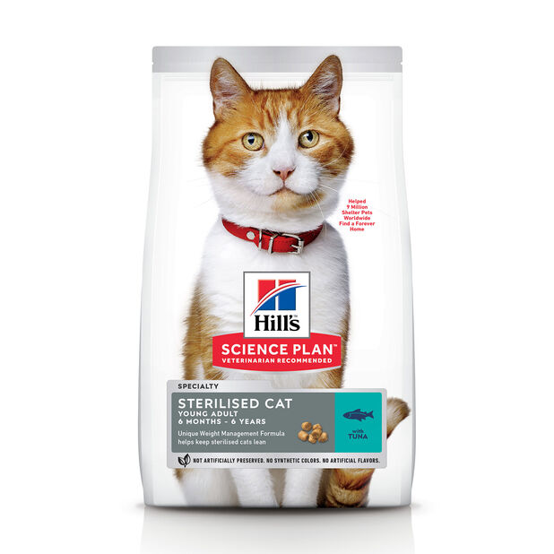 Hill's Sterilised cat Young adult Tunfisk, 15 kg