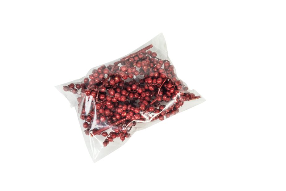 Røde bær i pose, 250 g, Brun