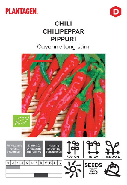 Chili 'Cayenne long slim'