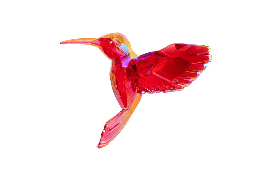 Julepynt kolibri, Høyde  17.5 cm, Flerfarget